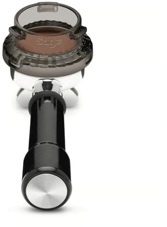 Sage - The Dosing Funnel - Dosierungsaufsatz, Messfreies Mahlen und Tampern - Reduziert Abfall, Kompatibel mit 54mm Barista-Reihe