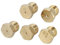 BODYA 5Pcs Brass Gas Jet Nozzles Burner Nozzles, LPG Gas Jet Set Gas Hob LPG Conversion Kit Propane Injectors