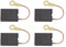 YINETTECH 2 Pares de Escobillas de Carbón con Autostop Herramienta Eléctrica Amoladora Angular Motor Escobillas de Carbón Compatible con Parkside PWS 230 A1 8x13x19mm
