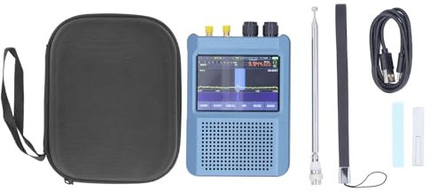 Brilluxa DSP SDR Short W ave Receiver 3.5in IPS Screen Noise Reduction 50kHz-250MHz 400MHz-2GHz, Suitable for Shortw ave Radio Reception