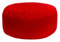 Bruni Pouf Sitzhocker L in Rot – runder Sitzpouf, Indoor und Outdoor als Fußhocker, Yoga-Sitzkissen, Meditationskissen geeignet, in Deutschland gefertigt