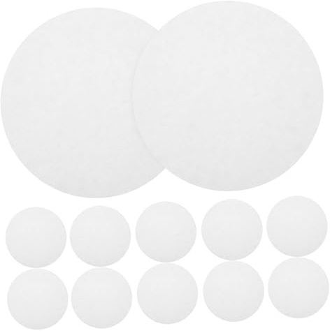 Garneck Runde Kaffeefilter 195mm - 100 Stück - Qualitatives Filterpapier Für Niedrige Durchflussrate Ideal Für Den Einsatz in Cafés Und Haushalten Perfekt Für Aromatischen Kaffeegenuss