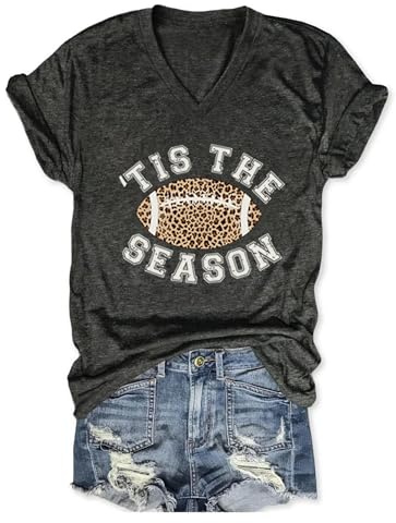 FCGHSII Game Day Football Shirts for Women: Football Mom T-Shirts