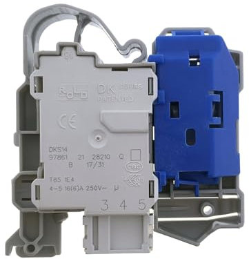FGJDERYH Washing Machine Door Lock Switch, Compatible For Candy & Hoover Electronic Delay Door Lock Replacement Part 43025488, Durable Washer Door Lock Repair Kit