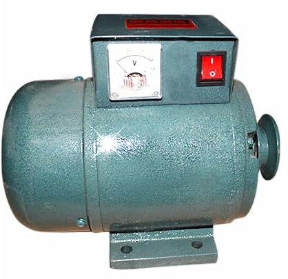 Generador 7000W 220V Sin Escobillas Con Imán Permanente, Bobina De Cobre, 50Hz Transmisión Por Correa, Compatible Con Motor De Gasolina O Diésel, Para Iluminación