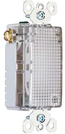 Legrand Pass & Seymour Full Hallway Night Light, LED Wall Sconce, Ambient Home Lighting, Energy-Efficient 20-Year LED, TMHWLENSCC, Clear