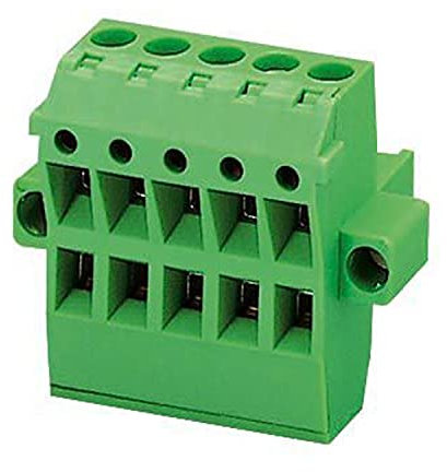 PHOENIX CONTACT TMSTBP 2,5/5-STF-5,08 Leiterplattenstecker, Nennquerschnitt 2,5 mm², Grün, Anzahl der Anschlüsse 10, Artikelfamilie TMSTBP 2,5/..-STF, Rastermaß 5,08 mm, 50 Stück