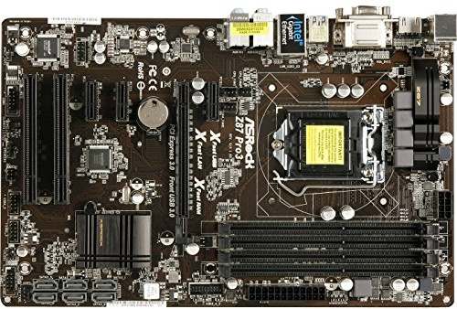 Asrock Z87 Pro3 Mainboard Sockel 1150 (ATX, Intel Z87, 4X DDR3 Speicher, 6X SATA III, DVI-D, HDMI, 4X USB 3.0)