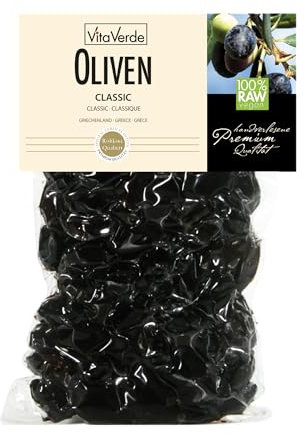 Vita Verde Bio Oliven Classic, getrocknet, 4er Pack (4 x 200 g)