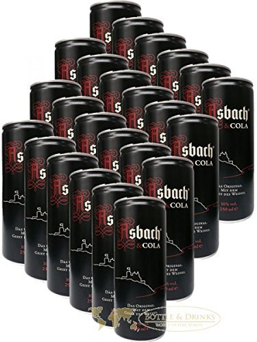 Asbach und Cola 24 x 250 ml Dose inkl. 6 € Pfand EINWEG