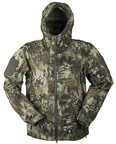 Mil-Tec Hardshell - Chaqueta transpirable para hombre