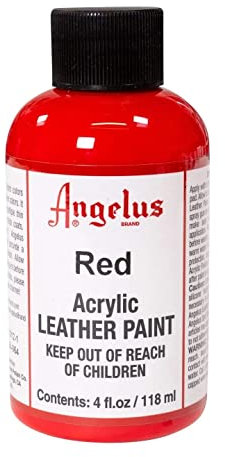 Angelus Leather Paint 4 Oz Red
