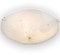 Deckenlampe aus weißem Glas - 1 flammig Flurlampe mit weißem Glas Küchenlampe (Deckenlicht, Deckenleuchte, Wohnzimmerlampe, Schlafzimmerlampe, Rund, 40 cm)