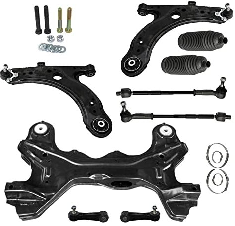 1x Achsträger 2x Querlenker Schrauben 2x Spurstangen 2x Koppelstange Vorderachse links rechts