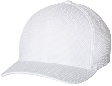 Flexfit (FLEYK Kape 3D Hexagon Jersey Cap, White, S/M, 6584