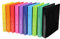 Exacompta 54929E 10er Pack Ringbuch Iderama, 320 x 240 mm, geeignet für A4-Dokumente, 2 Ringe, glänzende beschichtete Platte, 40 mm Rücken, 30 mm Ringe, farblich sortiert