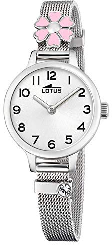 Lotus Filles Analogique Quartz Montre avec Bracelet en Acier Inoxydable 18661/2