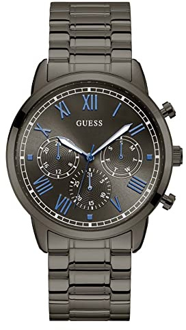 Guess W1309G3 Montre analogique à Quartz pour Homme avec Bracelet en Acier