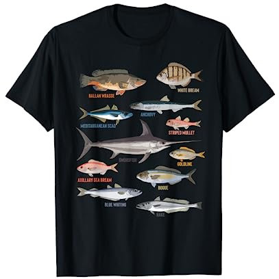 Fische Angeln Männertag Herren Hobby Fisch Angler T-Shirt