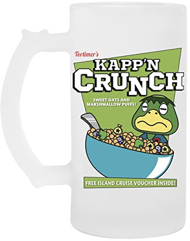 Kappn Crunch! Glas Bier Becher Tasse Glass Beer Mug Cup