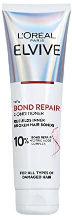 L'Oreal Paris Elvive Bond Repair Conditioner, for Damaged Hair, for Deep Repair, Bonding Hair Care, 150ml