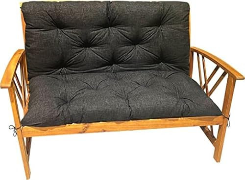 HIGH LIVING Bankauflage Sitzkissen & Rückenkissen Outdoor Polsterauflage - Gartenbankauflage für Gartenmöbel Bankkissen Sitzauflage für Gartenbank & Hollywoodschaukel (150x50x50)