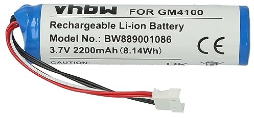 vhbw Akku kompatibel mit Datalogic Gryphon GBT4400, GBT4430, GM4100, GM4400, GM4430 Barcodescanner POS (2200mAh, 3,7V, Li-Ion)