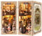 CUTEBEE DIY Book Nook Kit de Maison de Poupées Miniatures avec Meubles et Lumière LED,Puzzle 3D en Bois,Serre-Livres d'art,Kits de modèles pour Adultes à Construire(Grandfather's Antiques Store)