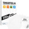 Druckpapier 200 g/m2 A4-250 Blatt - PREMIUM PAPIER Schneeweiß - DIN A4 - Druckerpapier Weiß unbedruckt - Fotopapier matt, Briefe, Pappe, Präsentationen Bogen, TONKARTON, Scrapbooking, Kopierpapier