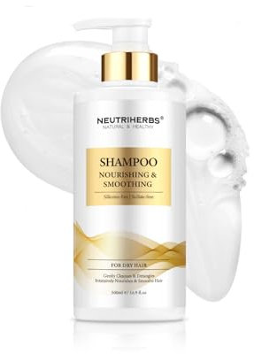 Neutriherbs Hydration Shampoo For Dry, Frizzy,Furious and Split Hair, Nourish, Smooth Shampoo With Essential Oil - 16.9 Fl Oz