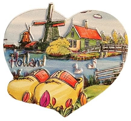 Moiilvcla Kühlschrankmagnet Holland Niederlande 3D Reise Souvenir Kühlschrank Dekoration Magnet Aufkleber Handwerk Kollektion