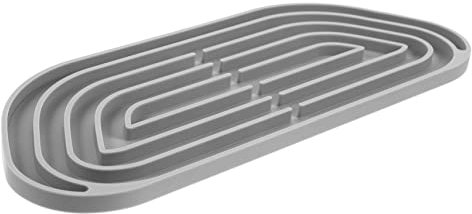 LALADEFIEE Bandeja Recogegotas De Silicona para Frigorífico Color Gris