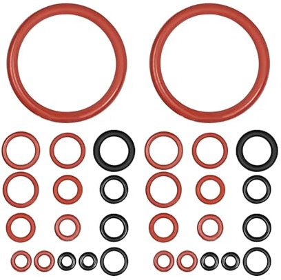 30 Stück Dichtung O-Ringe für Philips Saeco,Kaffeevollautomat Ersatzteile Latte Dichtungen Brühgruppe Dichtungsringe Kaffeemaschine Dichtungssatz Ersatzteil Kaffeevollautomaten Dichtungsring Set