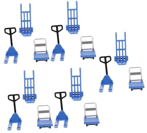 DIYEAH 5 Set di Mini Carrelli Elevatori Giocattolo Paesaggio Carrello Decorativo Piccolo Carrello Elevatore