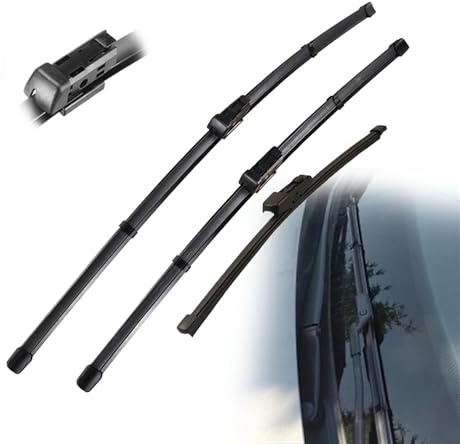 Juego de escobillas limpiaparabrisas Delanteras y traseras LHD para VW, para Tiguan MK2 2017 2018 2019 2020 2021 2022 2023, escobillas para Parabrisas y Ventana de 26 + 21 + 14