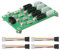 Adaptador de computadora ATXs de 6 8 pines a 8 canales 5 V 12 V placa de voltaje para aplicaciones