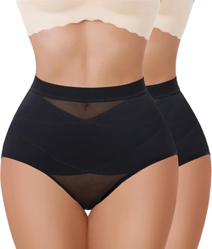 Nebility Culotte Gainante Femme Gaine Ventre Plat Invisible Short Gainant Amincissante Sculptantes Panty Shapewear Minceur Body Shaper