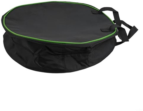 SiSinkal Borsa per cavi di ricarica per auto elettrica, roulotte, custodia impermeabile resistente per cavi di ricarica fino a 8 m, ponticelli batteria, prolunghe, funi di traino (40 x 13 cm, verde)