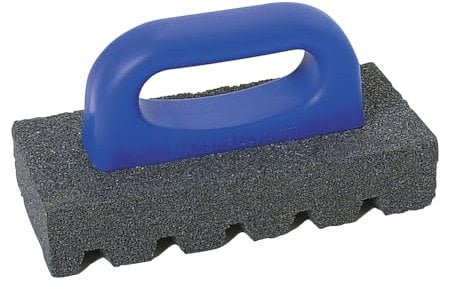 Smerigliatrice per calcestruzzo Marshalltown, grattugia per mattoni con graniglia 20, per costruttori di calcestruzzo, piastrellisti, strati di massetto e muratori a secco, dimensioni: 152x76x76 mm, Nero