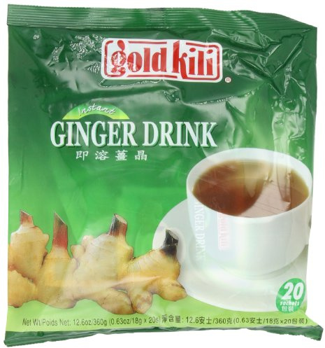 Gold Kili All Natural Instant Caffeine-free Ginger Drink, 20-Count Bags (Pack of 3)