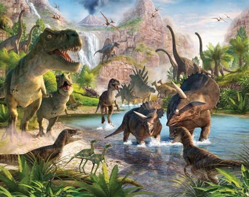 Walltastic Papier peint mural Dinosaure 2,4 x 3 m