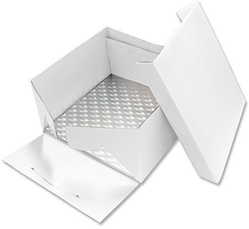 PME Caja y Base Cuadrada para Tartas de 30 cm (12 Pulgadas)