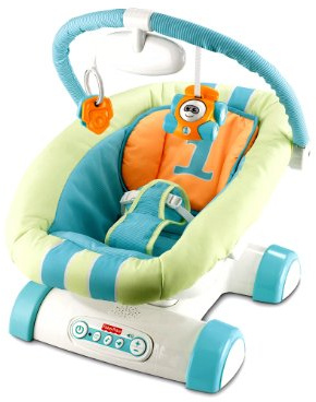 Fisher Price W2044 - Sdraietta della Macchinina con Vibrazioni Calmanti