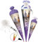 Schultüte - Wildpferde - 22 cm - incl. individueller Schleife mit Tüllabschluß - Zuckertüte Roth - Pferde Blumen Pferd Schimmel Araber Hengst