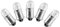 GOOFIT 5 pcs 12 V 3W Instrument Ampoules Remplacement pour Moto ATV Quad Pit Dirt Bike Buggy Go Kart