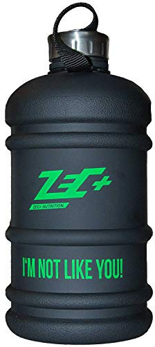 Zec+ NUTRITION Wasserflasche WATER JUG in Schwarz 2,2l