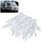 Willingood 100 St¨¹ck Antennenschleifen Autoschleifen Autoschmuck Dekoration f¨¹r Hochzeit [Wei?]
