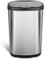 Autobin, 50 litre slim waste bin for indoors, kitchen with automatic motion sensor stainless silver steel auto lid