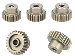 DollaTek 5PCS 48DP 21T 22T 23T 24T 25T Ritzelmotor-Kombi-Set für bürstenlosen 1/10 Rc Auto-Motor