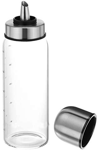 Cabilock Bouteille D'assaisonnement 1 Pc Lécythus D'huile D'olive D'huile Pour Barbecue De Ketchup Bidon D'huile Pour Burette Un Verre Acier Inoxydable De Sauce Soja Bouteille De Sauce